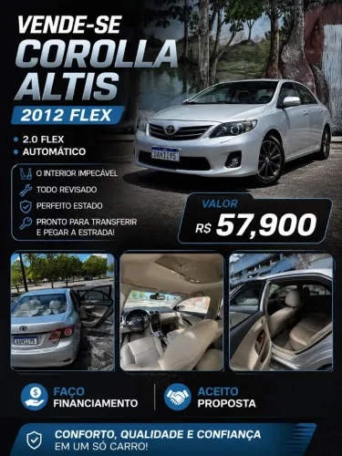 Toyota Corolla Altis 2.0 Flex 16V Aut. 2012