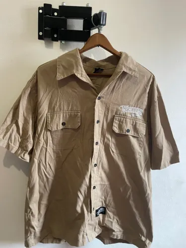 Camisa Trezecore GG bege