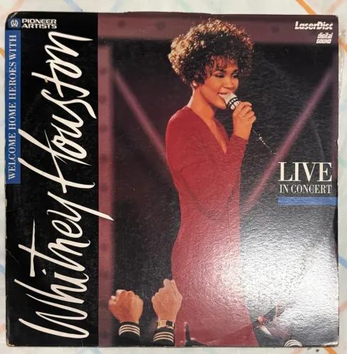 LD Whitney Houston - Live in Concert (1991) Laserdisc