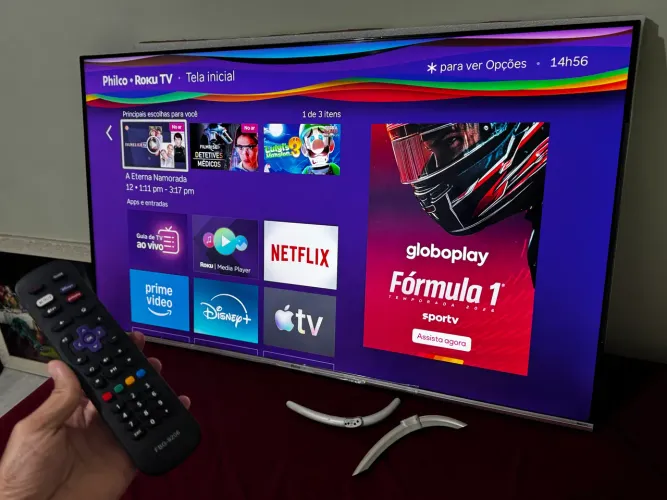 Tv 58 Smart 4K UHD nova no plástico 