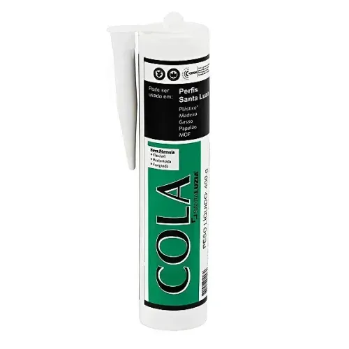 COLA BISNAGA 400GR BRANCO SANTA LUZIA