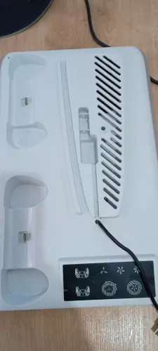 Base cooler pra ps5 slim/gay suporte dock
