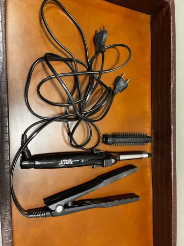 Kit Taiff Prancha Cerâmica + Modelador de Cachos