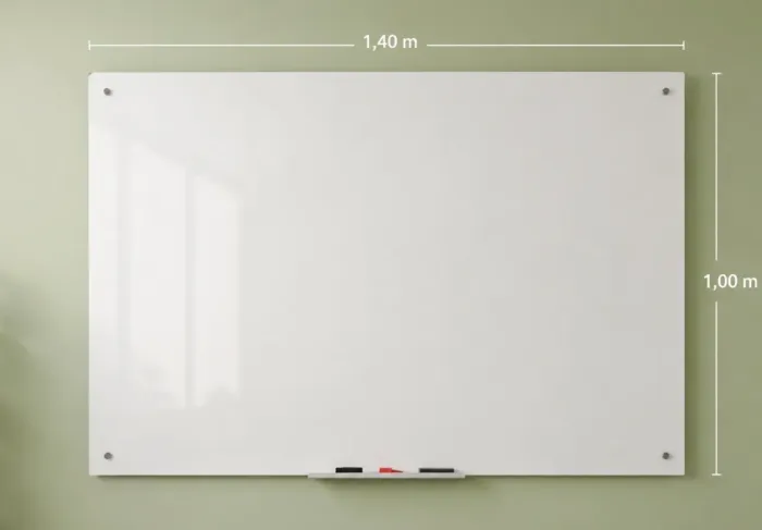 Quadro branco 140 cm por 100 cm