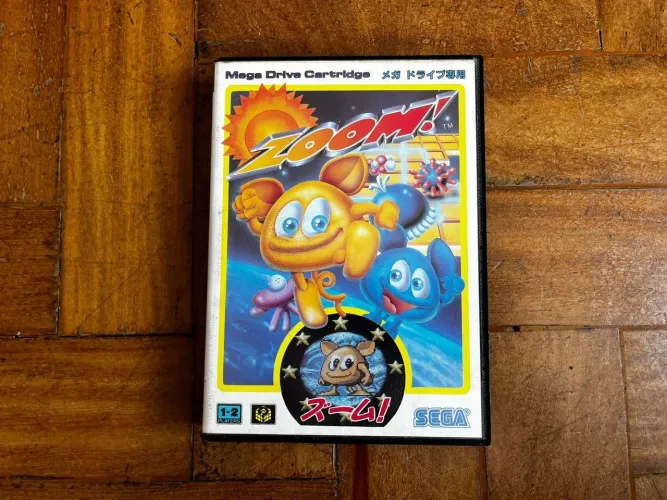 Jogo Zoom! - Mega Drive - Edição japonesa (CIB)