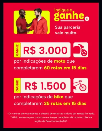 DIVIDO VALOR DO CÓDIGO DE INDICAÇÃO 50% PRA CADA (MEIO A MEIO)