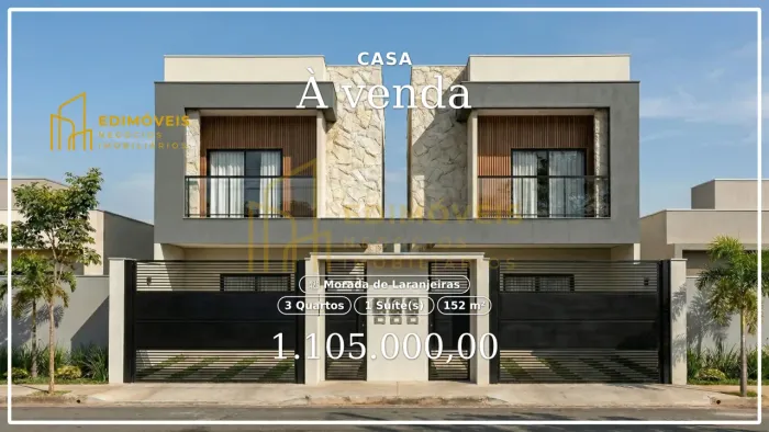 Exclusiva casa duplex em Morada de Laranjeiras, pronta para você!