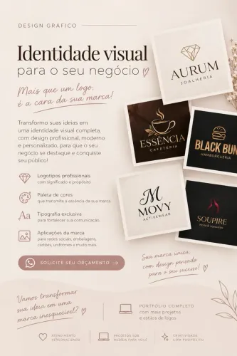 Marketing e identidade visual para o seu negócio !