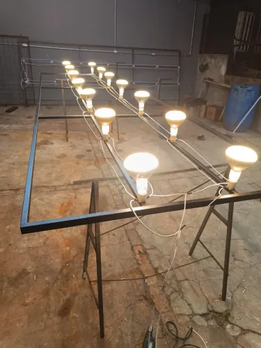 Painel para secagem rápida pintura automotiva