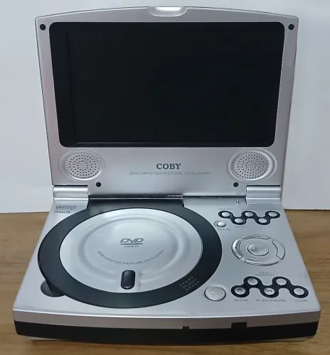 DVD player portátil coby tf-dvd7100 - Sem a fonte para testar