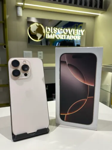 IPHONE 16 PRO 128GB SEMINOVO COM CAIXA DESERT