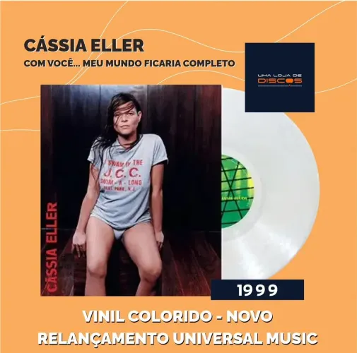 Vinil Cássia Eller Novo
