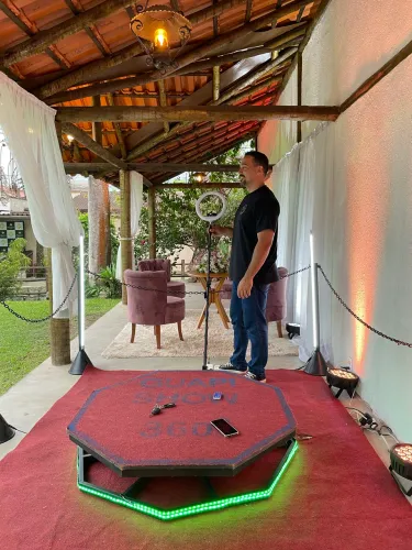 Vendo plataforma 360 para eventos, 1,20x1,20 até 5 pessoas