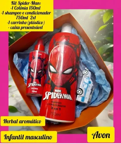 Kit Infantil Masculino Spider-Man Avon