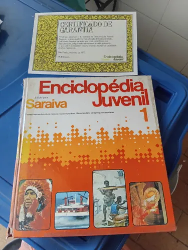 Enciclopédia Saraiva volume 1 setembro de 1977