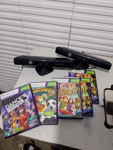 Kit Kinect e jogos Xbox 360 original