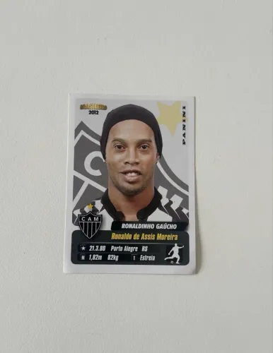figurinha ronaldinho gaúcho - atlético mineiro