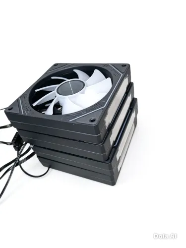 Conjunto de 4 Ventoinhas RGB para PC - nunca usei