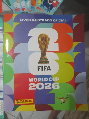 Álbum da Copa do Mundo 2026 + 118 Figurinhas + Repetidas + Código Online