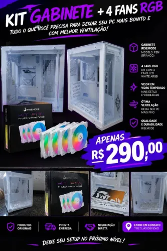GABINETE GAMER BRANCO