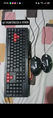 Vende -se 2 mouse rgb e teclado 100%