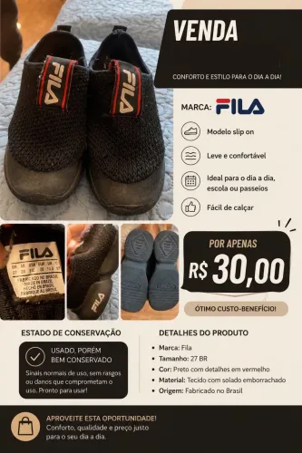 Tênis Fila Infantil 