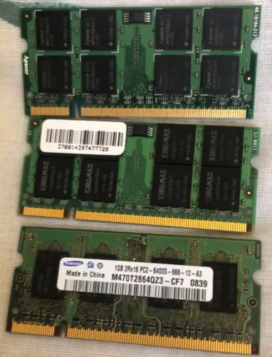 Memória DDR2 1GB Notebook - 667/800MHz Testada (Funciona Perfeito)