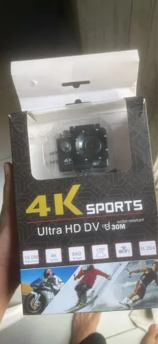 Câmera Action Cam 4K Wi-Fi Ultra HD Completa
