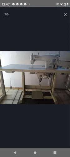 Máquina Reta Industrial da Singer!