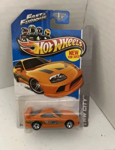 Hot Wheels 2013 Velozes e Furiosos Toyota Supra Laranja