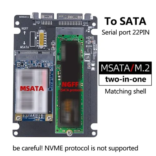 Promoção!!! Case Msata e NGFF Para SSD
