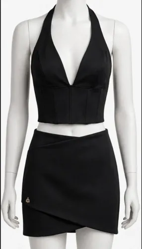 Conjunto Feminino Saia e Blusa - Novo