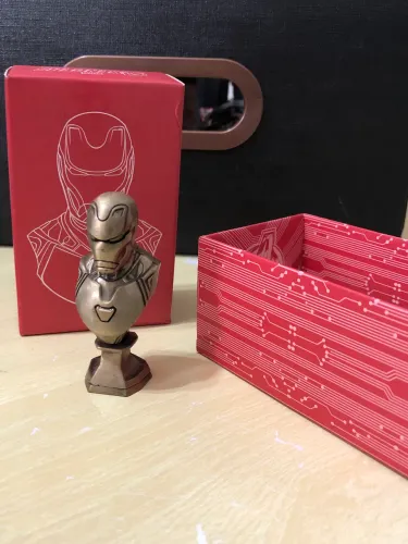 Busto de ferro Homem de ferro- Original- Marvel- Omeletebox 