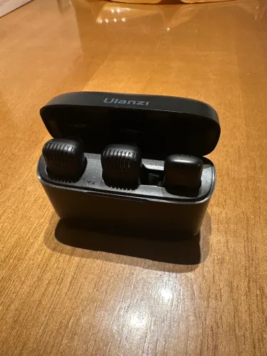 Microfone de lapela Ulanzi J12 para IPhone até o modelo 14