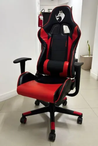 Cadeira Gamer Fox Racer Arctic - Vermelha e Preta