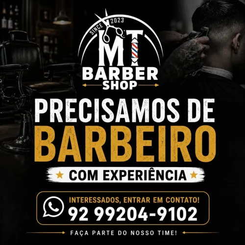 Oportunidade para barbeiro/ MONTE DAS OLIVEIRAS