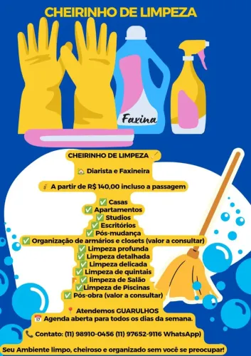 Contrate Faxineira