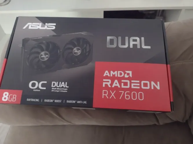 Placa de vídeo Rx7600 Asus