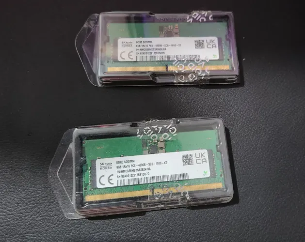 Memória RAM DDR5 16gb (dois pentes de 8gb)