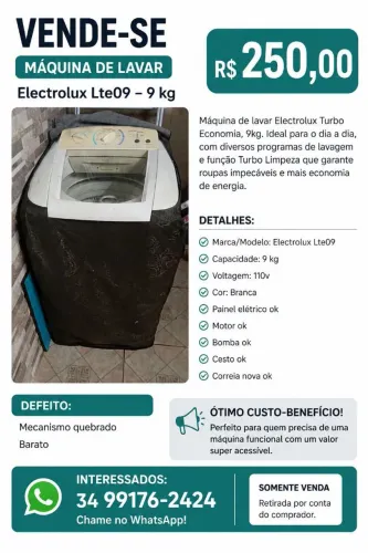 Máquina de lavar