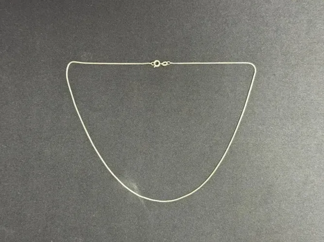 Corrente Ouro Branco 18k 56cm, 4g Malha Snake