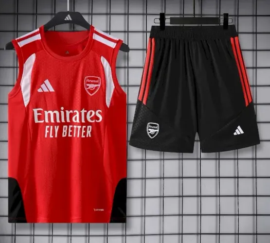 Camiseta e short do Arsenal de Treino 26/27 - Versão Jogador