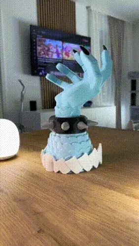 (Sob encomenda) Suporte Controle mão de kaido - one piece