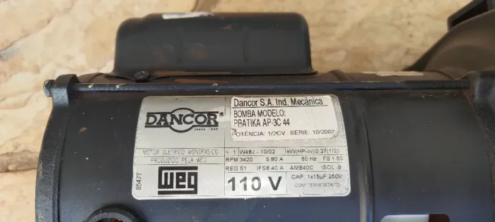 Bomba d'água multi uso autoaspirante Dancor Pratika AP-3C 44 motobomba