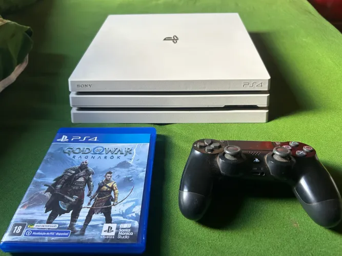 ? PlayStation 4 Pro Branco - Excelente Estado ?