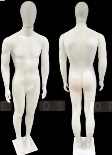 Manequim masculino e feminino plus size