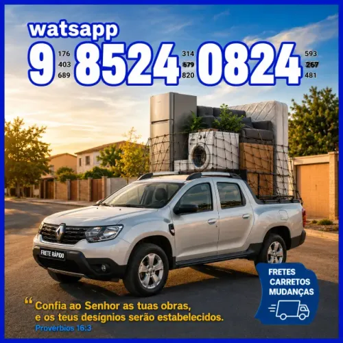 Frete sao jose zumbi tancredo coroado novo aleixo Armando Mendes japiim cidade nova Fogão