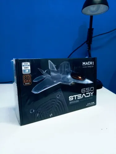 Fonte Real Mach1 Steady 650W 80 Plus Bronze - Produto Novo (Lacrado)