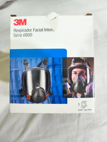 MÁSCARA RESPIRADOR FACIAL 3M (CAIXA FECHADA E USADOS)