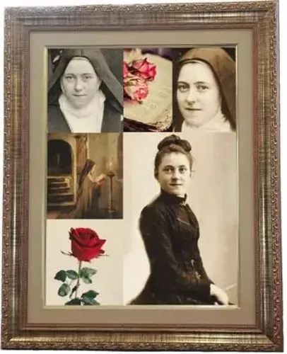 Quadro decorativo e religioso de Santa Teresinha